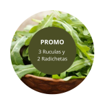 Promo 3 Ruculas y 2 Radichetas-