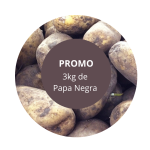 PROMO 3kg de papa negra